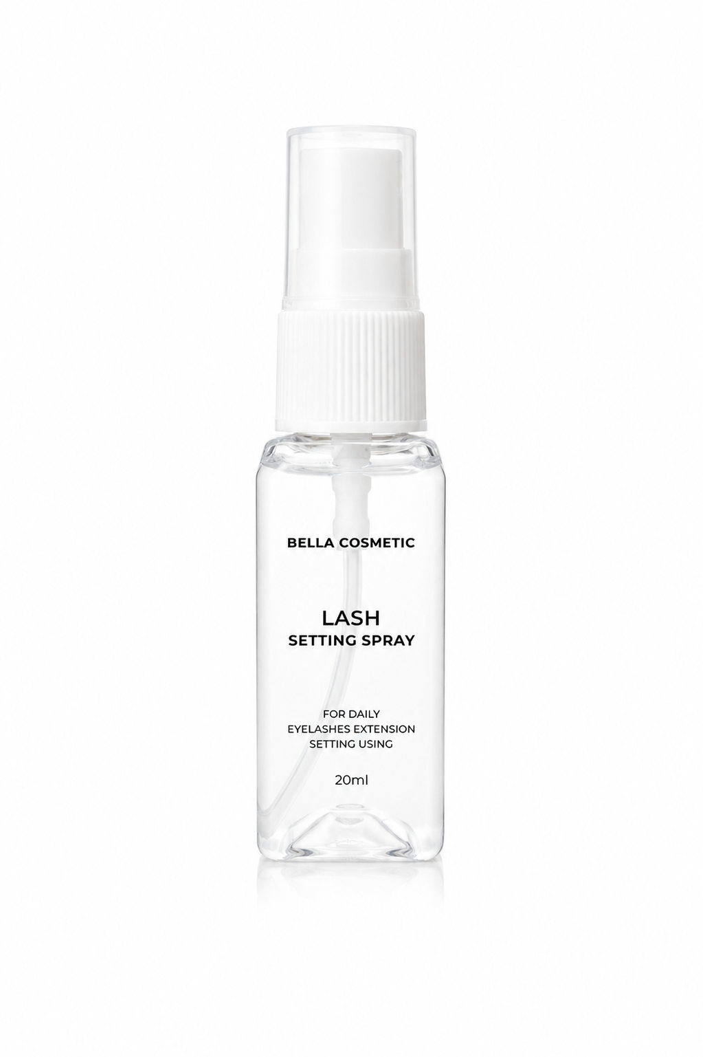 Lash Setting Spray 20ml | Spray Fijador para Extensiones de Pestañas de Bella Cosmetic