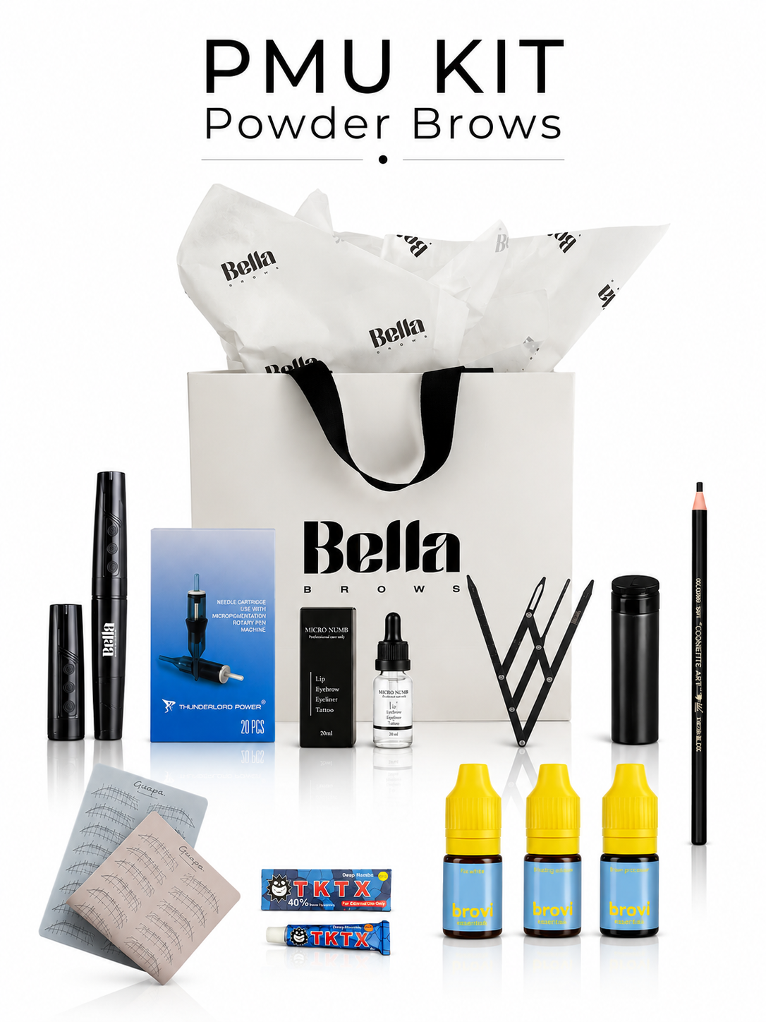Kit de Micropigmentación Profesional Powder Brows | Bella Brows