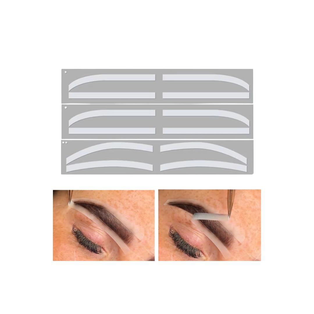 Plantillas para Cejas – Pack 3 Formas A, B y C (x2 pares cada una)