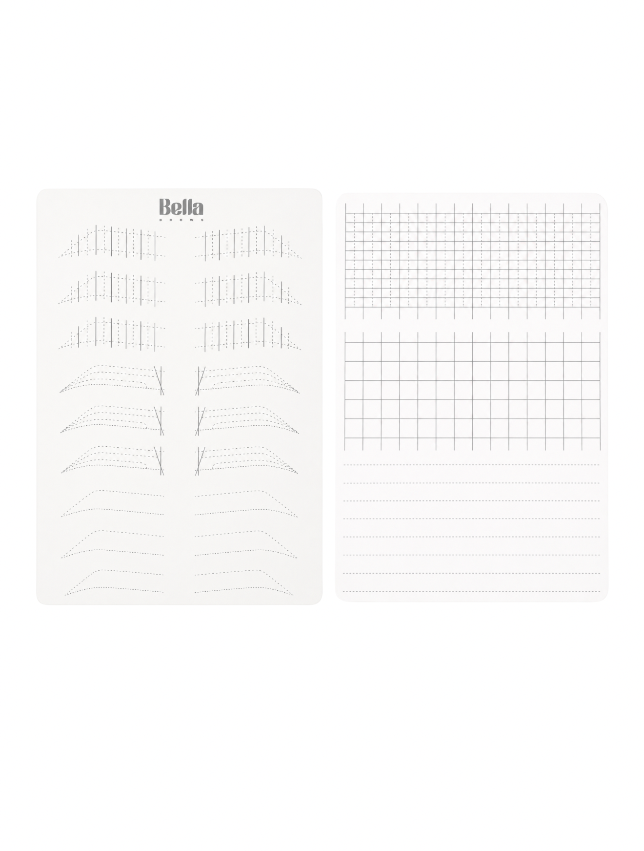 Látex de Práctica Doble Cara para Powder Brows – Pack de 2
