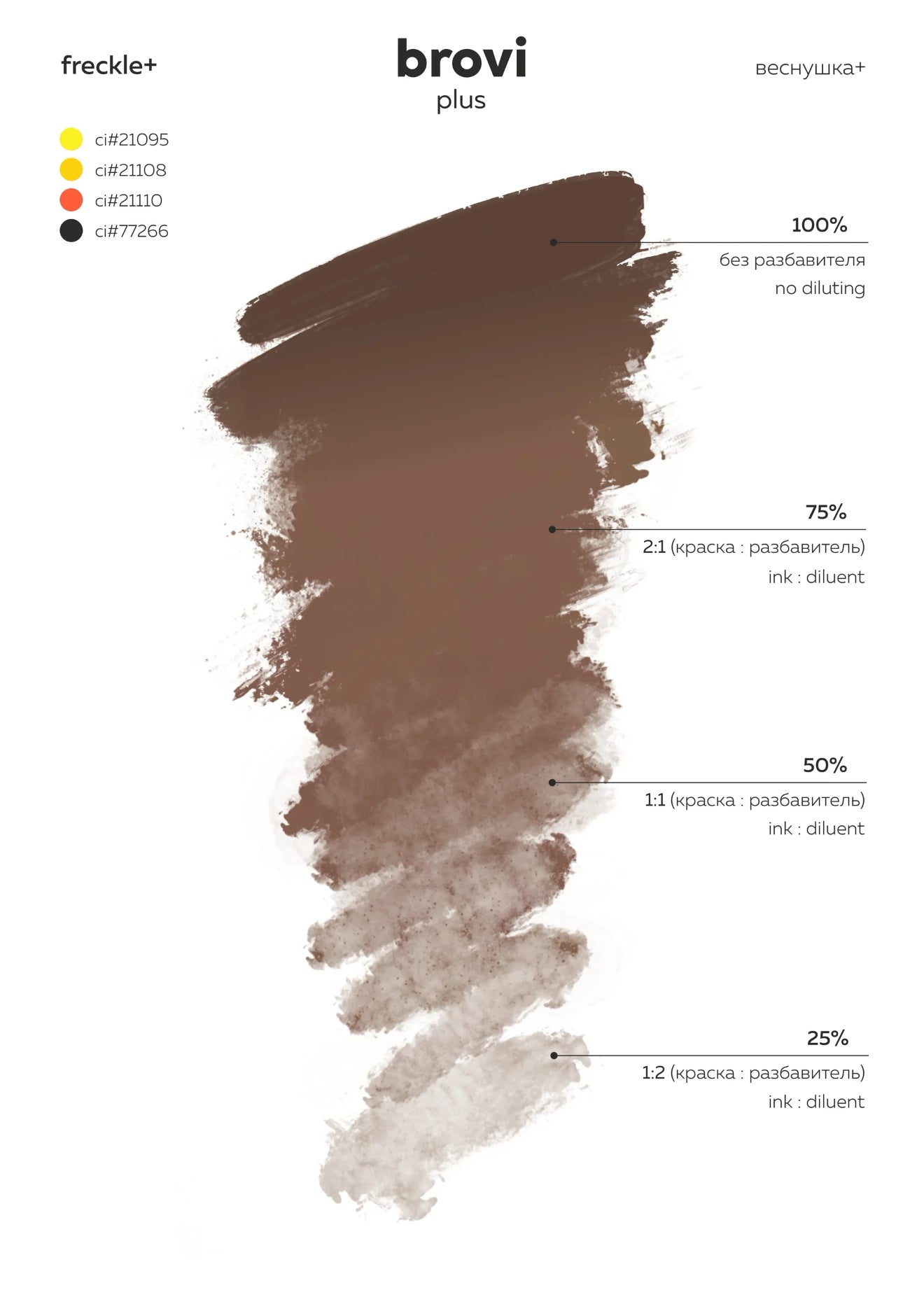 Brovi Plus Freckle+ – Pigmento para Cejas PMU (10 ml)