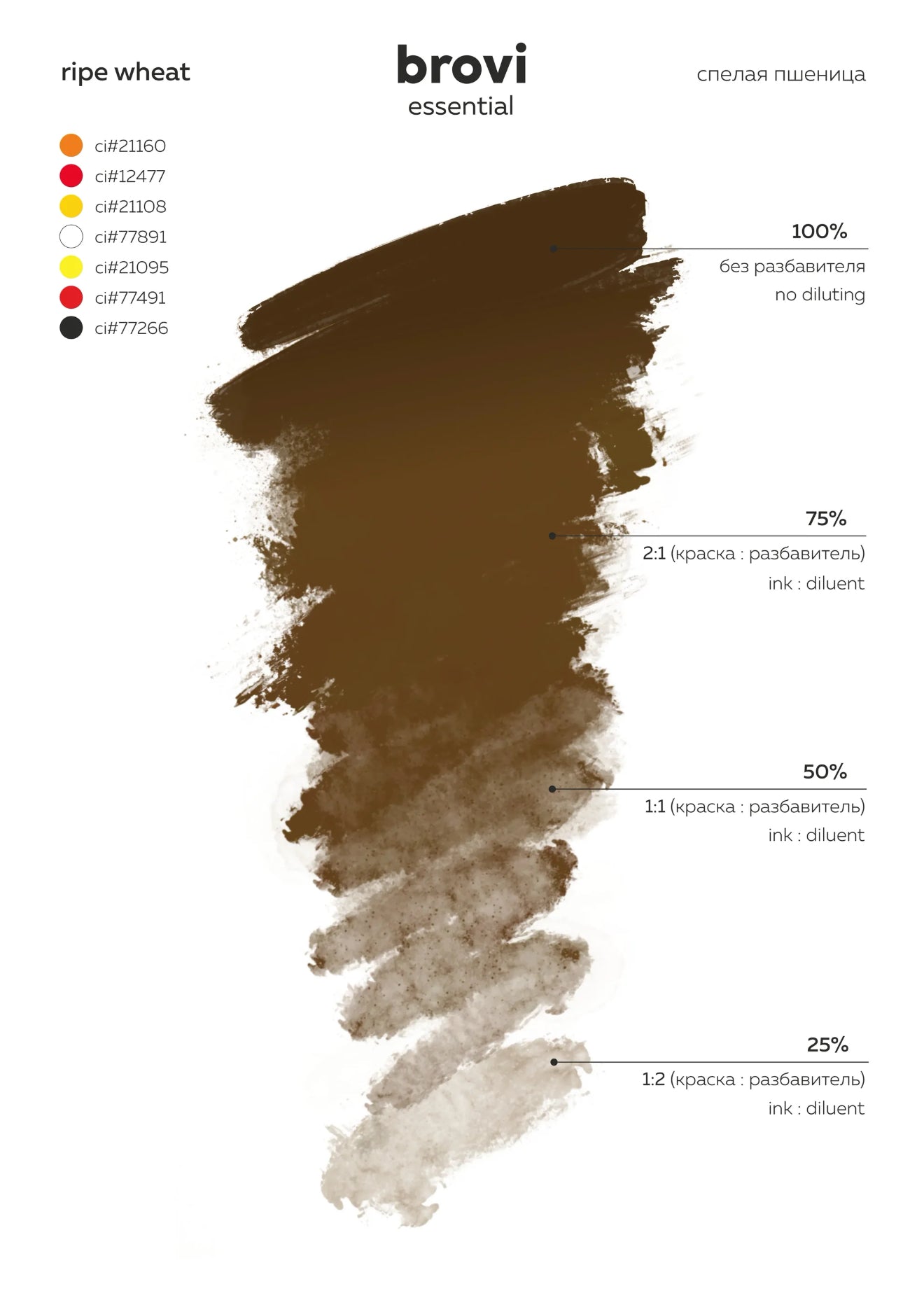 Brovi Essential Ripe Wheat – Pigmento para Cejas PMU (15 ml)