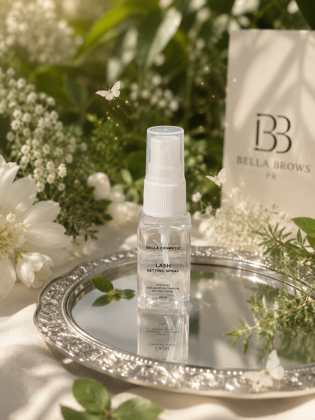 Lash Setting Spray 20ml | Spray Fijador para Extensiones de Pestañas de Bella Cosmetic