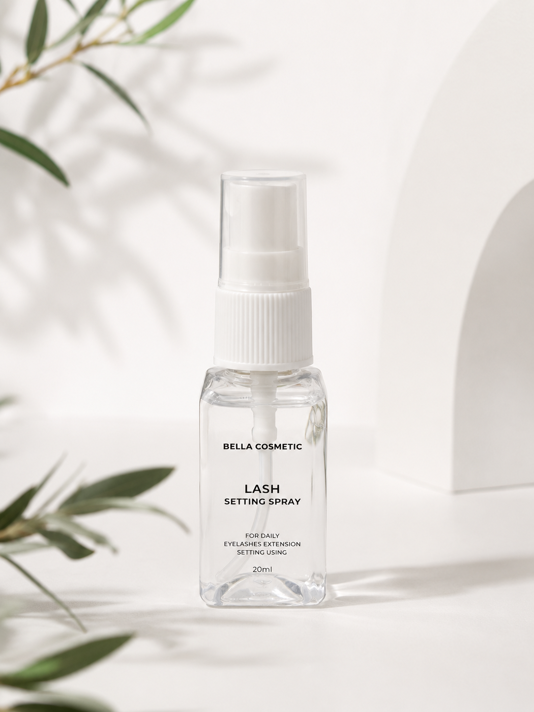 Lash Setting Spray 20ml | Spray Fijador para Extensiones de Pestañas de Bella Cosmetic