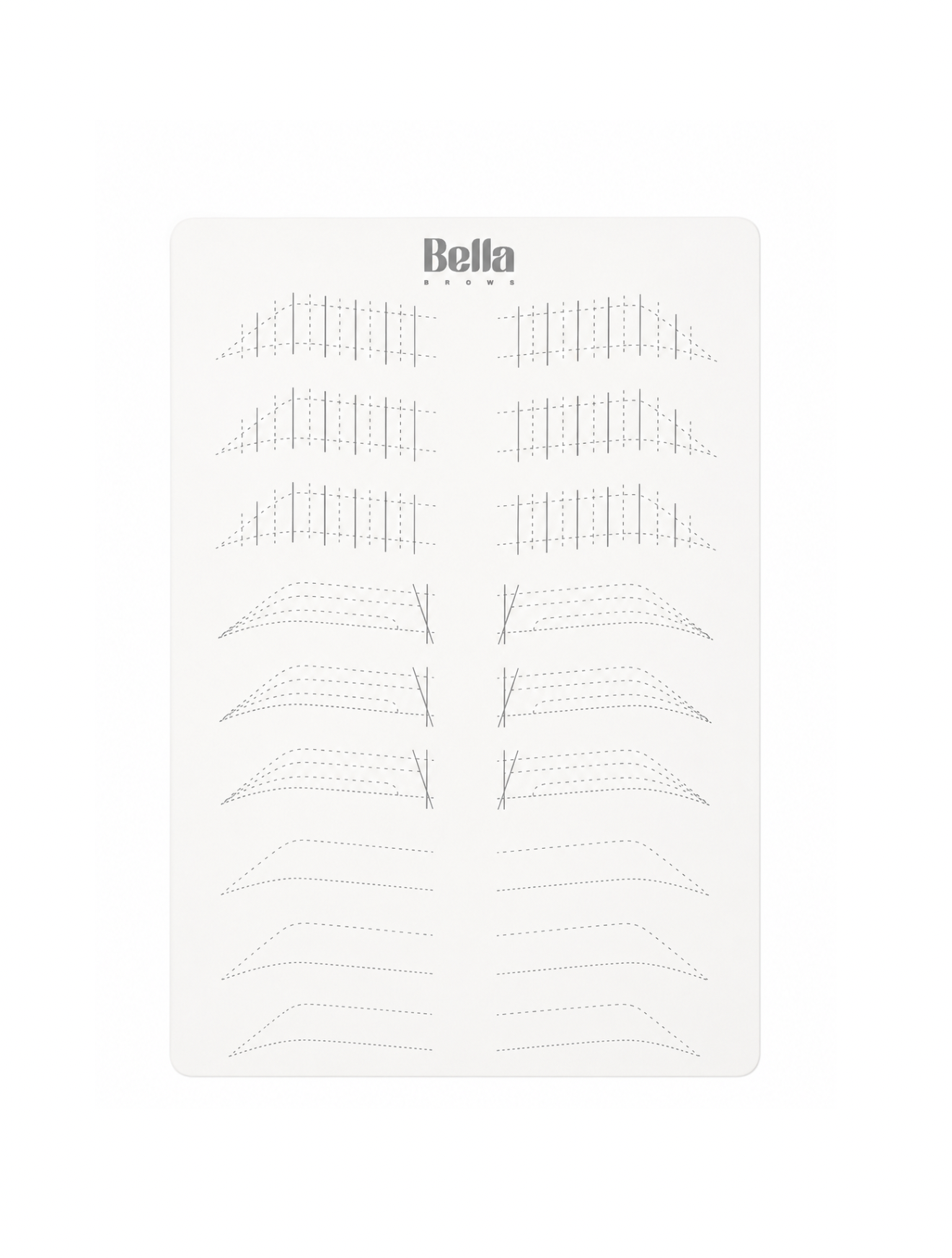 Látex de Práctica Doble Cara para Powder Brows – Pack de 2